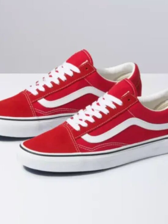 Vans Shoes - VANS Old Skool Racing Red Sneakers